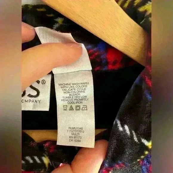 Russ a Liz Claiborne Company plaid velvet button up lightweight coat size M - Picture 3 of 12